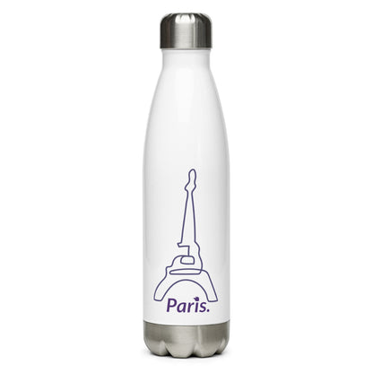 tsgabrielle™ • tsgabrielle™ • Stainless Steel Water Bottle White (Paris) • Bottles • Stainless Steel Water Bottle White (Paris) • TSG3 - PA03 - 2400005 •