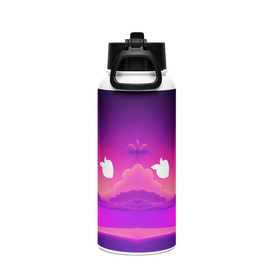 tsgabrielle™ • tsgabrielle™ • Stainless Steel Water Bottle with a Straw Lid - Edition Spatial • • Stainless Steel Water Bottle with a Straw Lid - Edition Spatial • TSG3 - PP03 - 2400052 • Product mockup