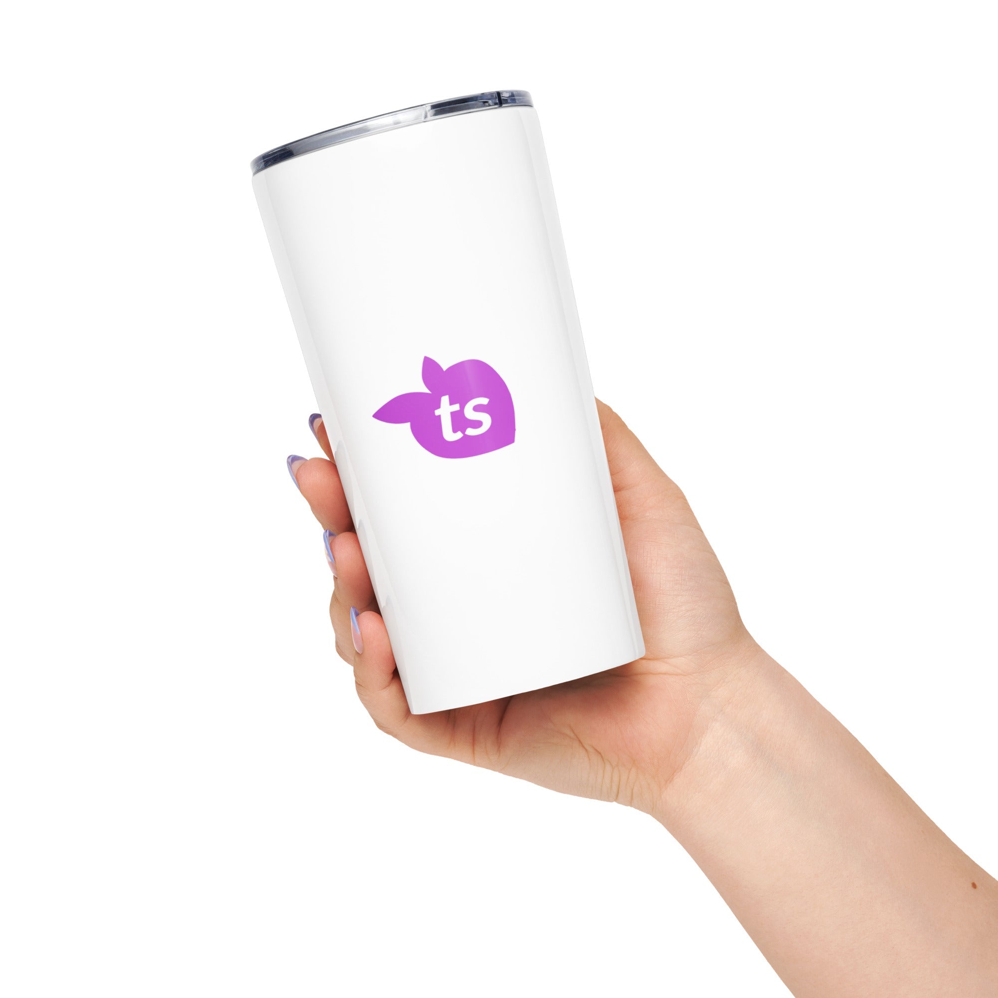 tsgabrielle® • Gobelet conique • Blanc • Acier inoxydable