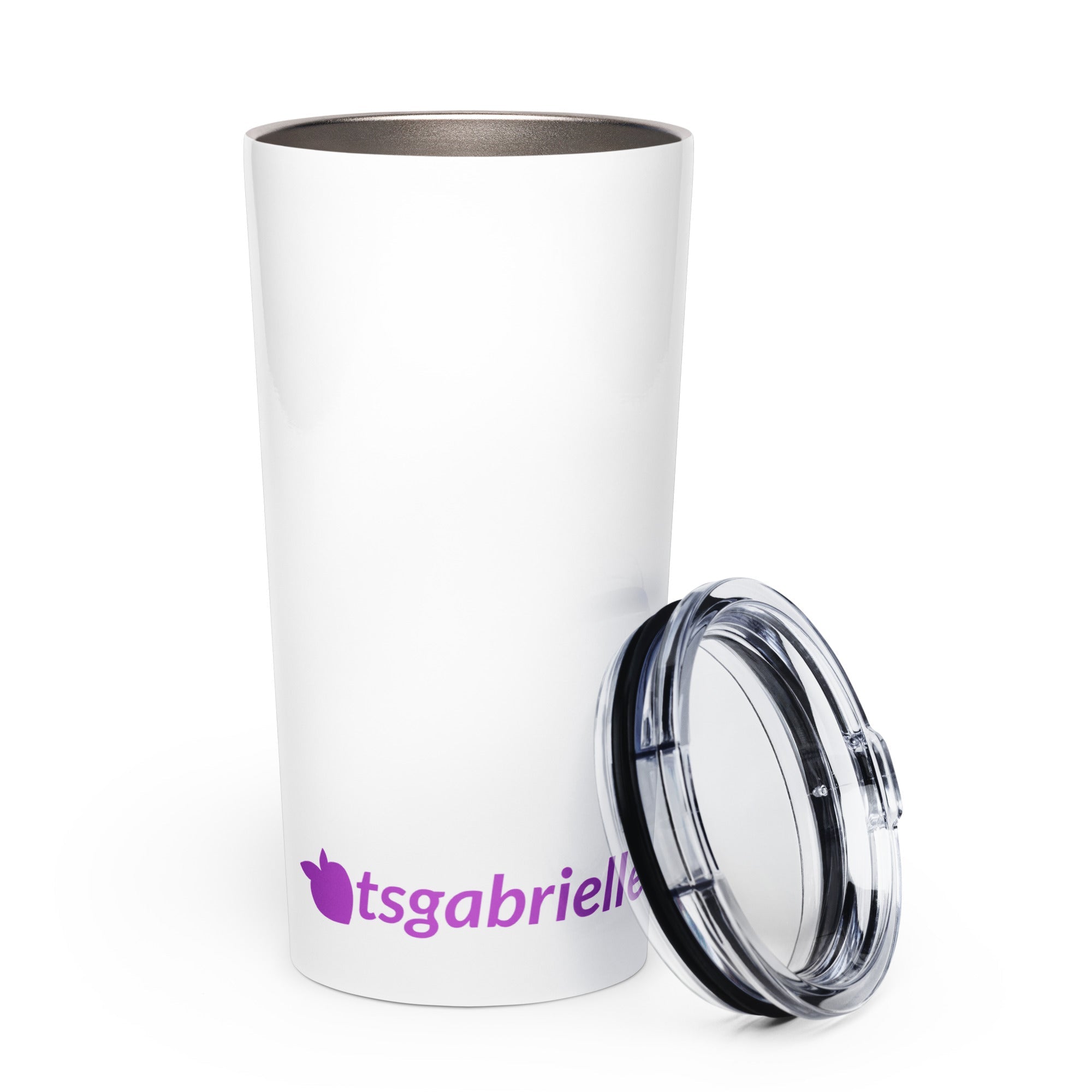 tsgabrielle® • Gobelet conique • Blanc • Acier inoxydable