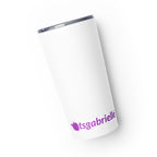 tsgabrielle® • Gobelet conique • Blanc • Acier inoxydable