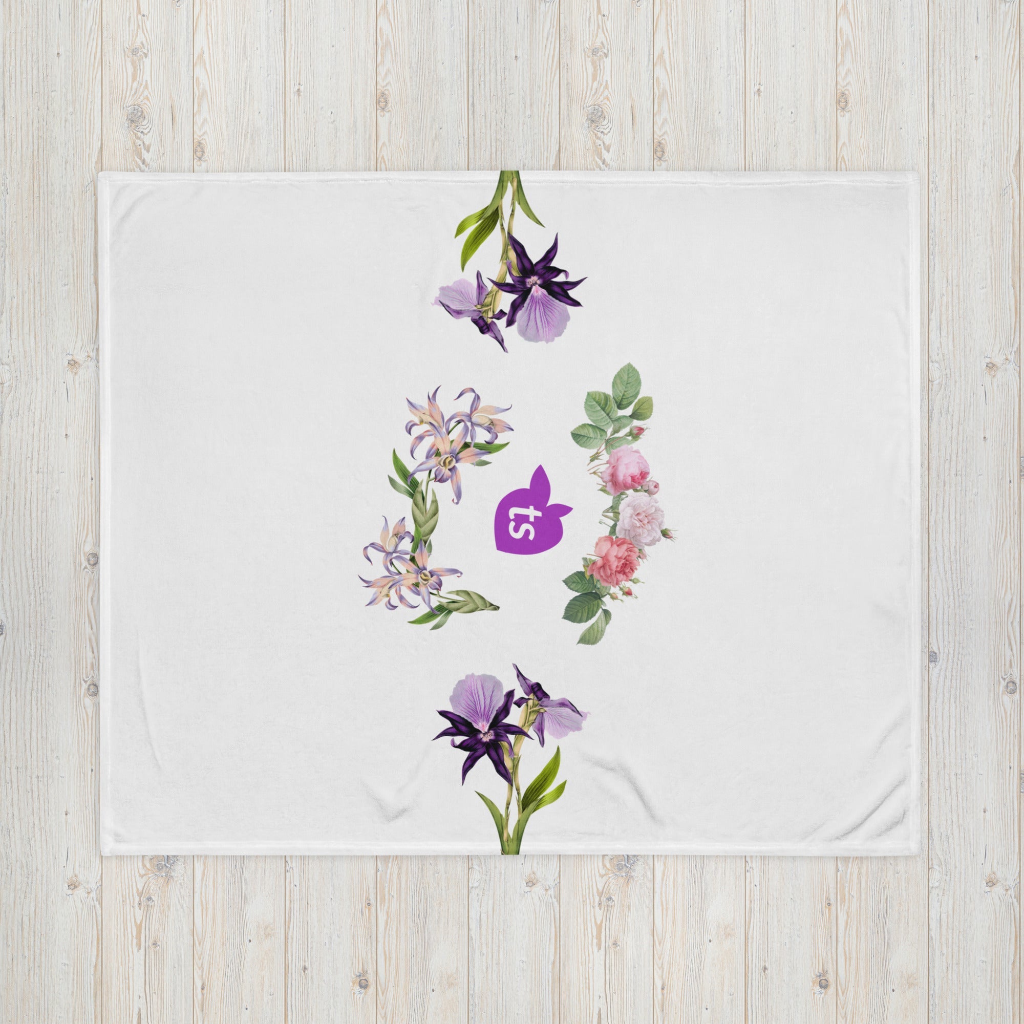 tsgabrielle® • TransFLOWer • Couverture • Blanc • 3 tailles