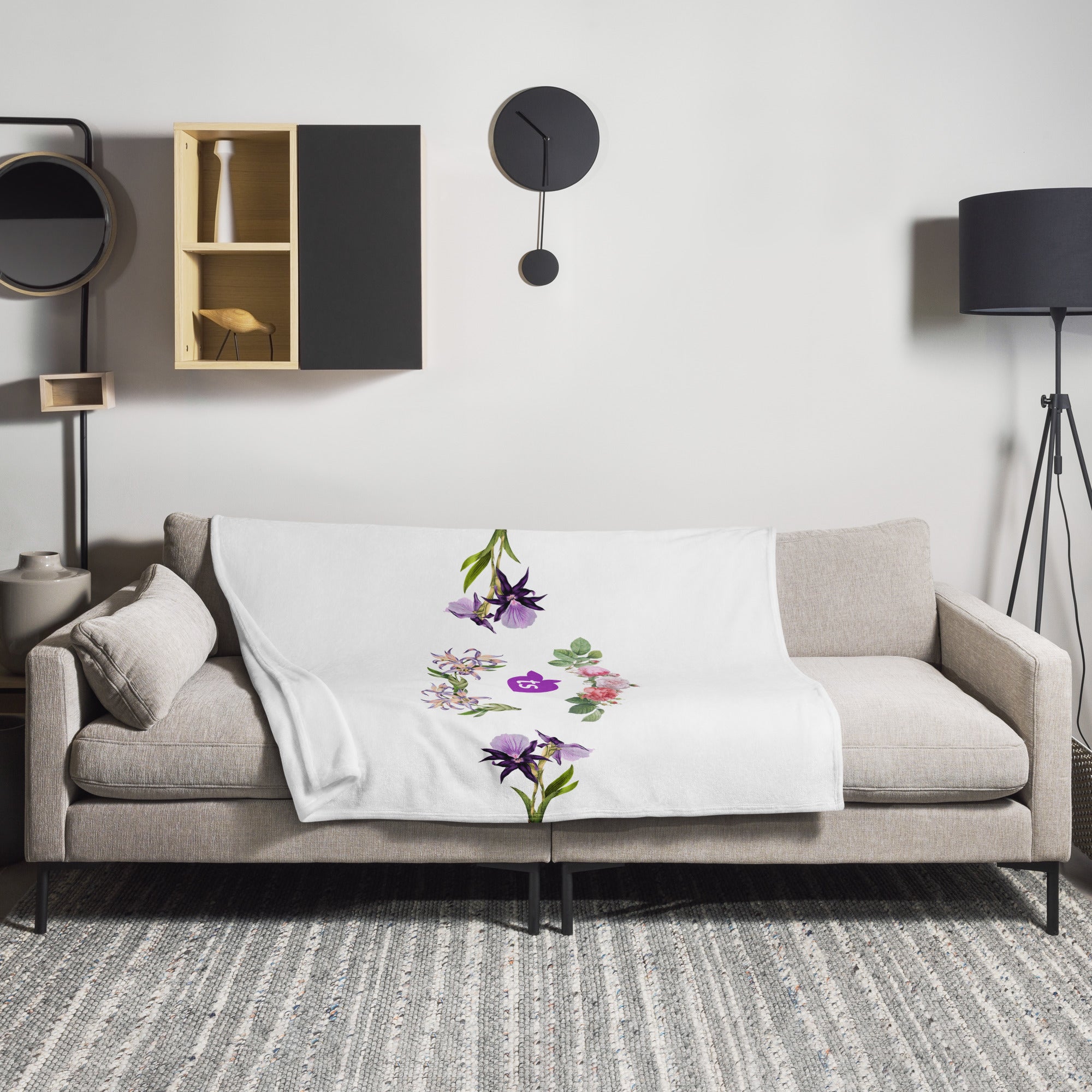 tsgabrielle® • TransFLOWer • Couverture • Blanc • 3 tailles