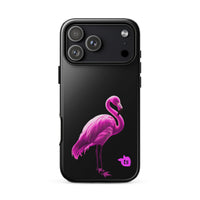 tsgabrielle® • Flamant🦩 Rose • Tough Case Compatible with iPhone® • Latest Models • iPhone 17 Pro Max Gloss Black