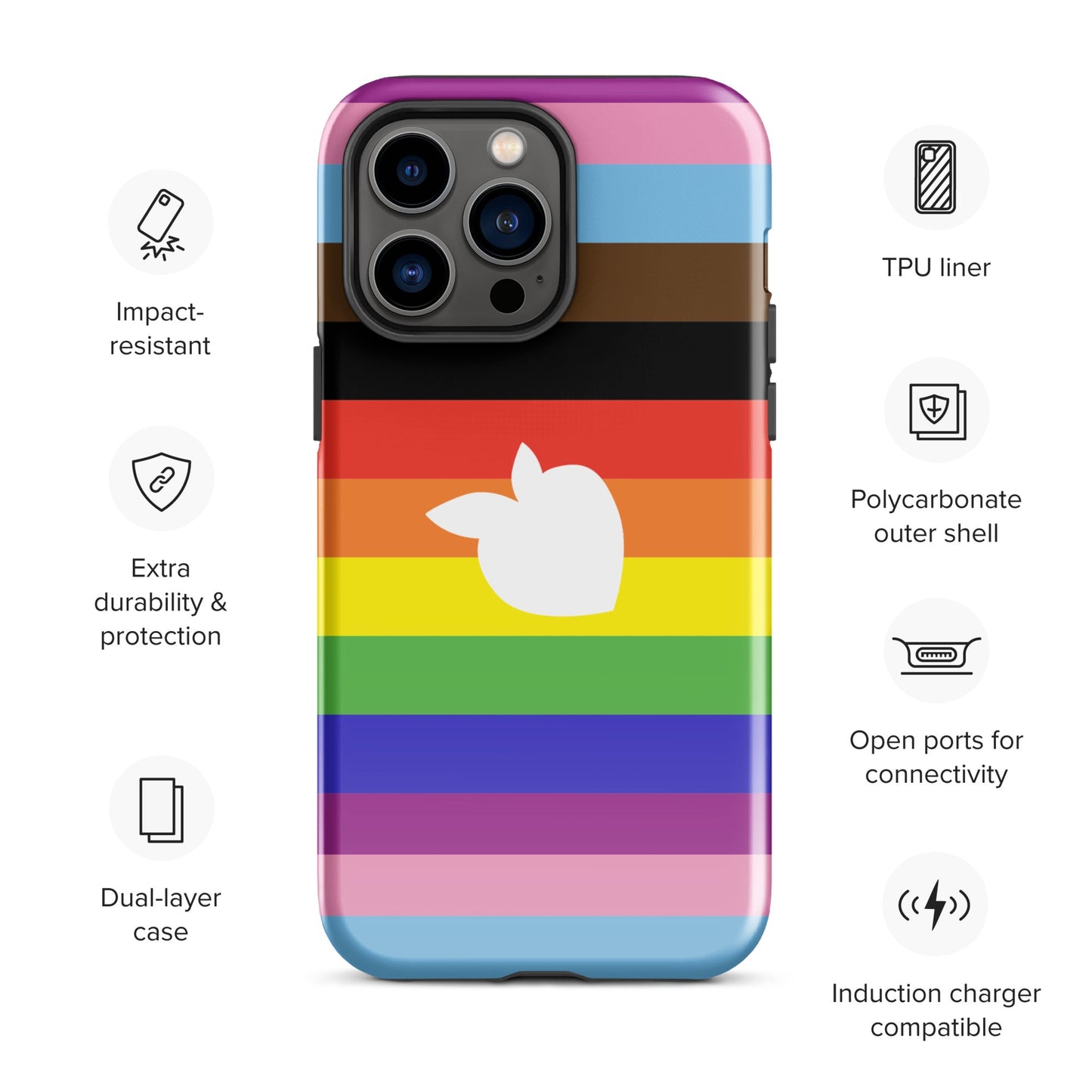 tsgabrielle™ • tsgabrielle™ • Tough Case Compatible with iPhone® (Pride 2024) • Mobile Phone Cases • Tough Case Compatible with iPhone® (Pride 2024) • 6701425_16130 •