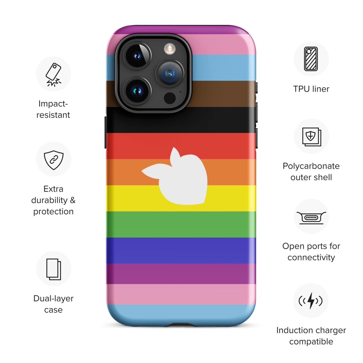 tsgabrielle™ • tsgabrielle™ • Tough Case Compatible with iPhone® (Pride 2024) • Mobile Phone Cases • Tough Case Compatible with iPhone® (Pride 2024) • 6701425_17720 •