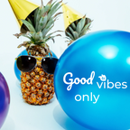 tsgabrielle® • Good Vibes Only • Mug brillant • Noir • Céramique • 3 tailles
