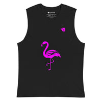 tsgabrielle® • For Him 👔 • Flamant 🦩 Rose • Muscle Shirt • Black • Black Cotton