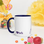 tsgabrielle® • Paris - La Tour Eiffel • Mug avec intérieur coloré • Céramique • 325 ml