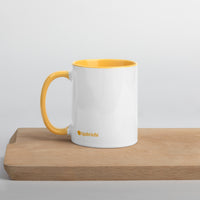 tsgabrielle® • Mug with Color Golden Yellow Inside • Ceramic • 11 oz •