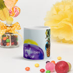 tsgabrielle® • Good Vibes Only • Mug brillant • Noir • Céramique • 3 tailles