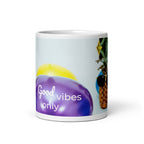 tsgabrielle® • Good Vibes Only • Mug brillant • Noir • Céramique • 3 tailles