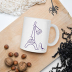 tsgabrielle® • Paris - La Tour Eiffel • Mug brillant • Blanc • Céramique • 325 ml