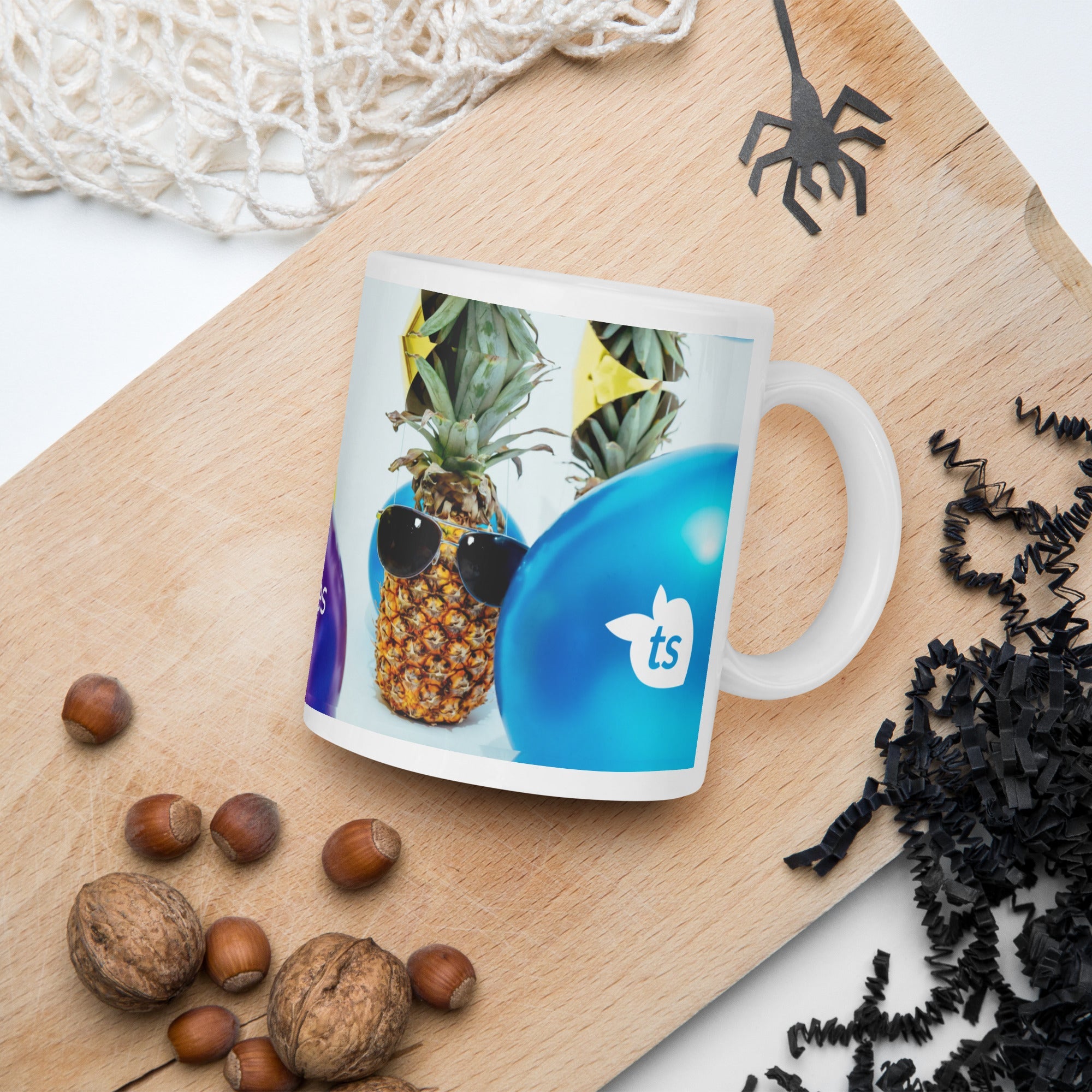 tsgabrielle® • Good Vibes Only • Mug brillant • Noir • Céramique • 3 tailles