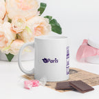 tsgabrielle® • Paris - Cathédrale Notre-Dame • Mug brillant • Blanc