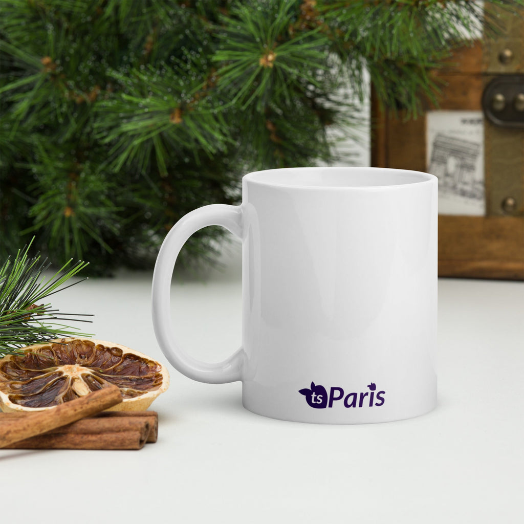 tsgabrielle® • Paris - La Tour Eiffel • Mug brillant • Blanc • Céramique • 325 ml