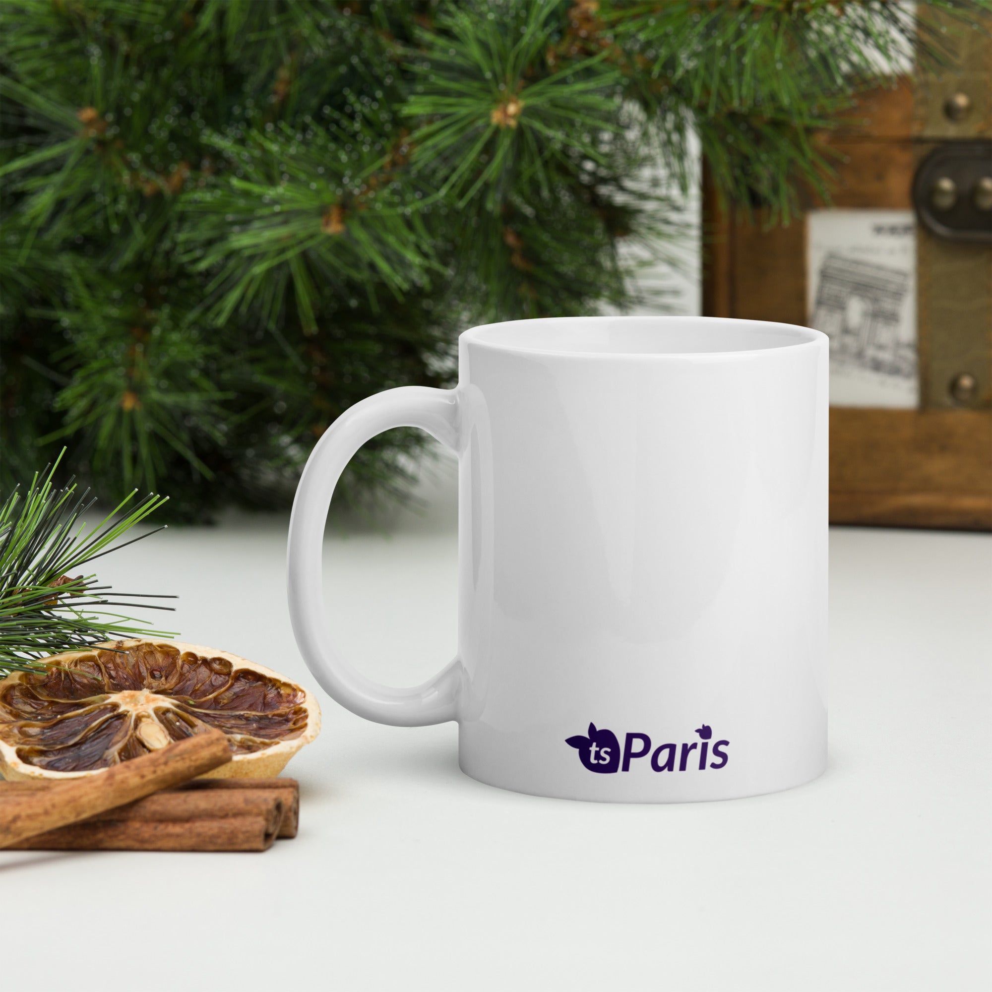 tsgabrielle® • Paris - La Tour Eiffel • Mug brillant • Blanc • Céramique • 325 ml