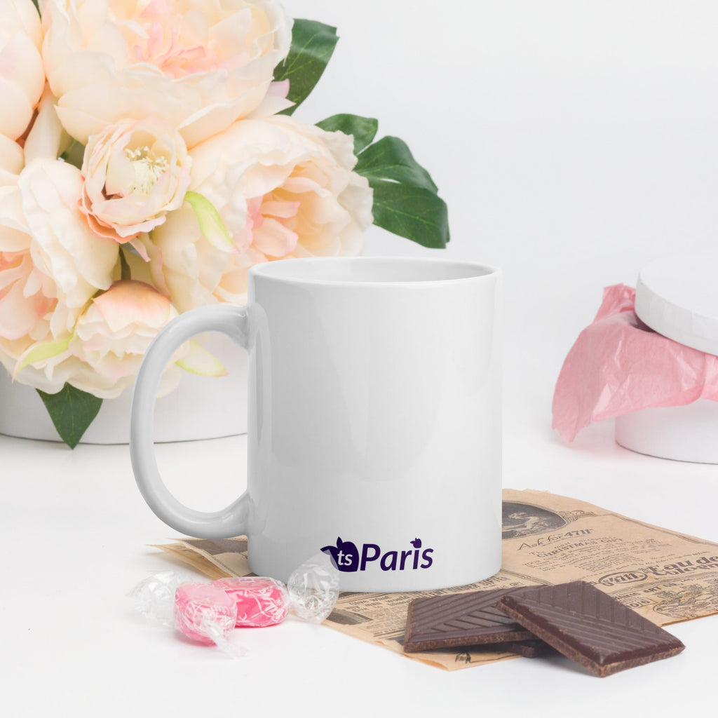 tsgabrielle® • Paris - La Tour Eiffel • Mug brillant • Blanc • Céramique • 325 ml