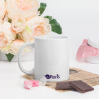 tsgabrielle® • Paris - La Tour Eiffel • Mug brillant • Blanc • Céramique • 325 ml