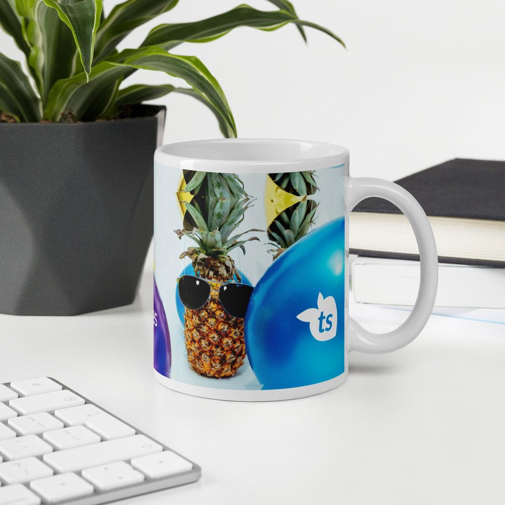 tsgabrielle® • Good Vibes Only • Mug brillant • Noir • Céramique • 3 tailles