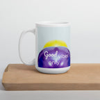 tsgabrielle® • Good Vibes Only • Mug brillant • Noir • Céramique • 3 tailles