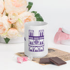 tsgabrielle® • Paris - Cathédrale Notre-Dame • Mug brillant • Blanc