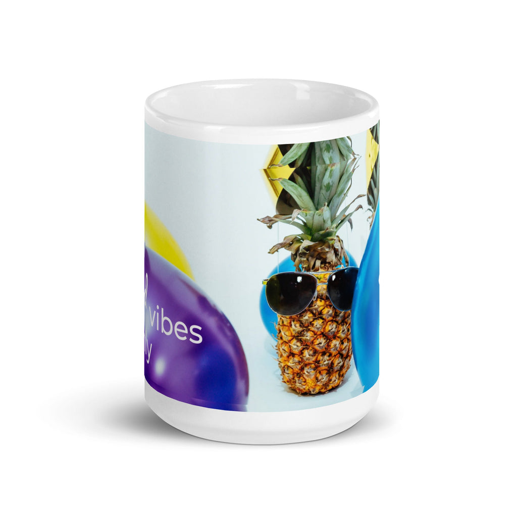 tsgabrielle® • Good Vibes Only • Mug brillant • Noir • Céramique • 3 tailles