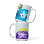 tsgabrielle® • Good Vibes Only • Mug brillant • Noir • Céramique • 3 tailles