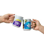 tsgabrielle® • Good Vibes Only • Mug brillant • Noir • Céramique • 3 tailles