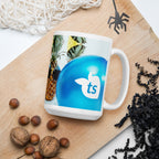 tsgabrielle® • Good Vibes Only • Mug brillant • Noir • Céramique • 3 tailles