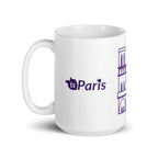 tsgabrielle® • Paris - Cathédrale Notre-Dame • Mug brillant • Blanc