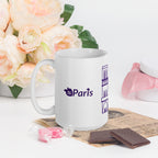 tsgabrielle® • Paris - Cathédrale Notre-Dame • Mug brillant • Blanc