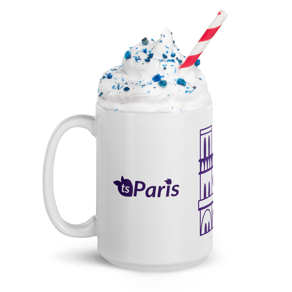 tsgabrielle® • Paris - Cathédrale Notre-Dame • Mug brillant • Blanc • Céramique • 3 tailles