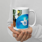 tsgabrielle® • Good Vibes Only • Mug brillant • Noir • Céramique • 3 tailles