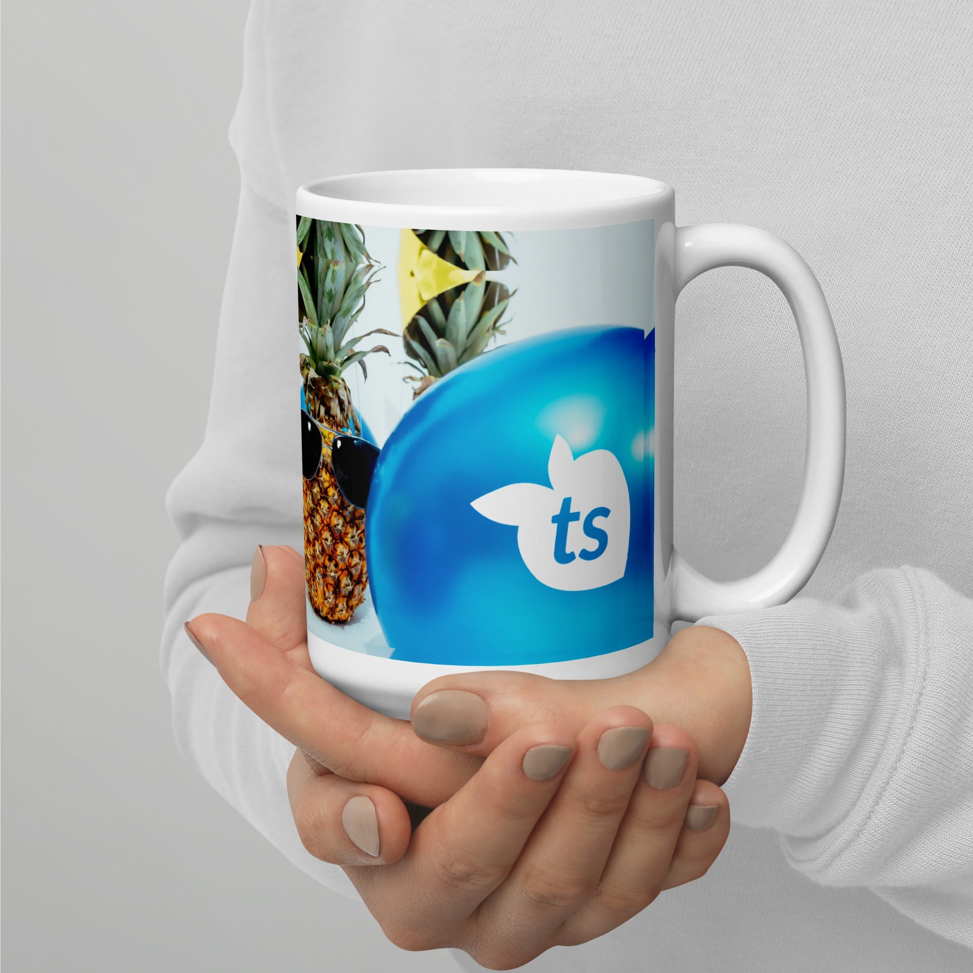 tsgabrielle® • Good Vibes Only • Mug brillant • Noir • Céramique • 3 tailles