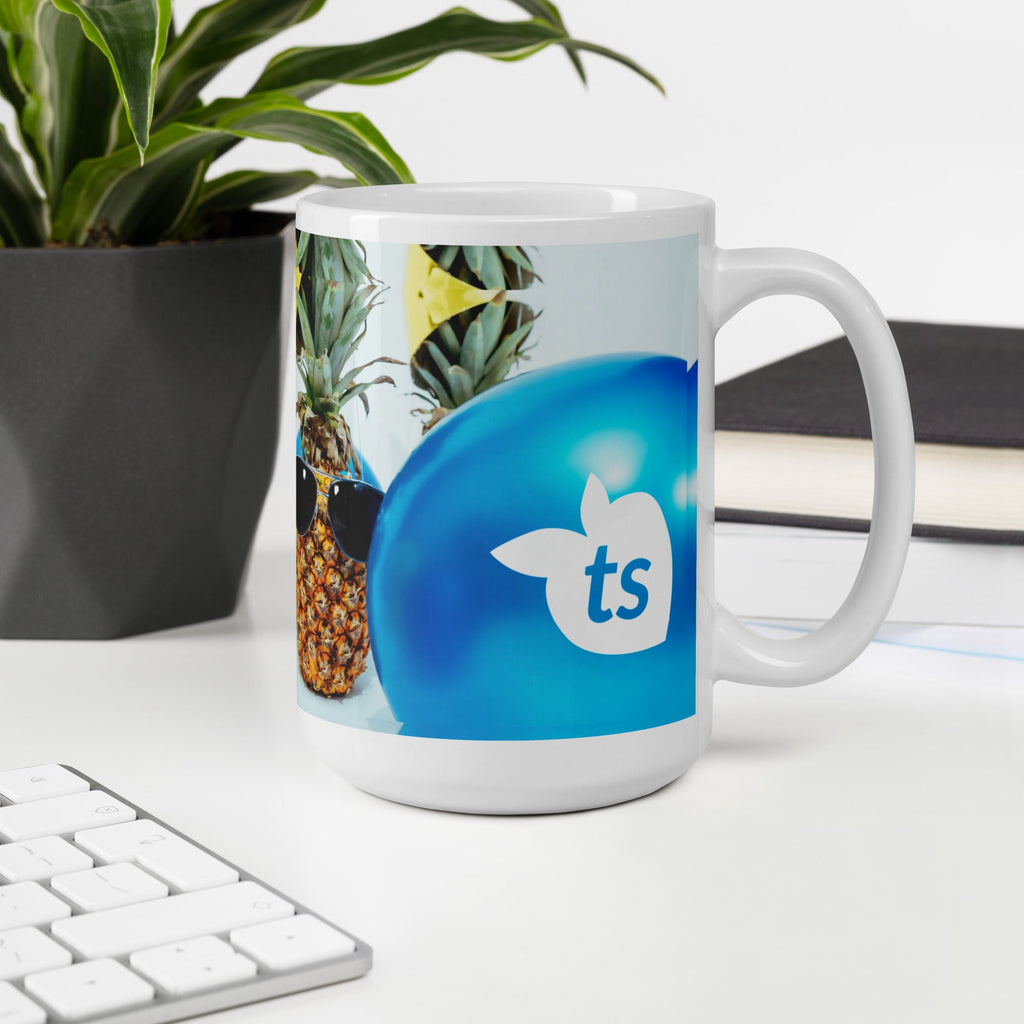 tsgabrielle® • Good Vibes Only • Mug brillant • Noir • Céramique • 3 tailles