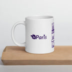 tsgabrielle® • Paris - Cathédrale Notre-Dame • Mug brillant • Blanc