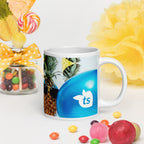 tsgabrielle® • Good Vibes Only • Mug brillant • Noir • Céramique • 3 tailles