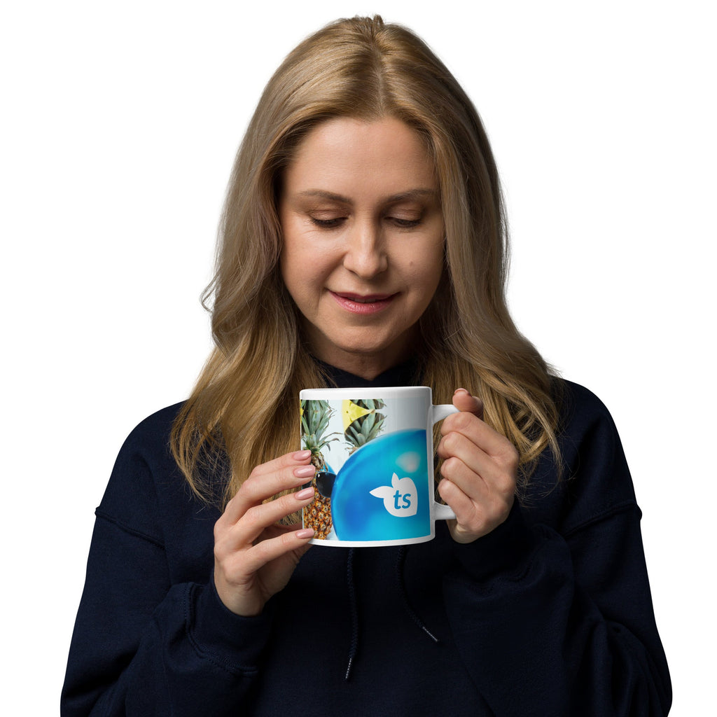 tsgabrielle® • Good Vibes Only • Mug brillant • Noir • Céramique • 3 tailles