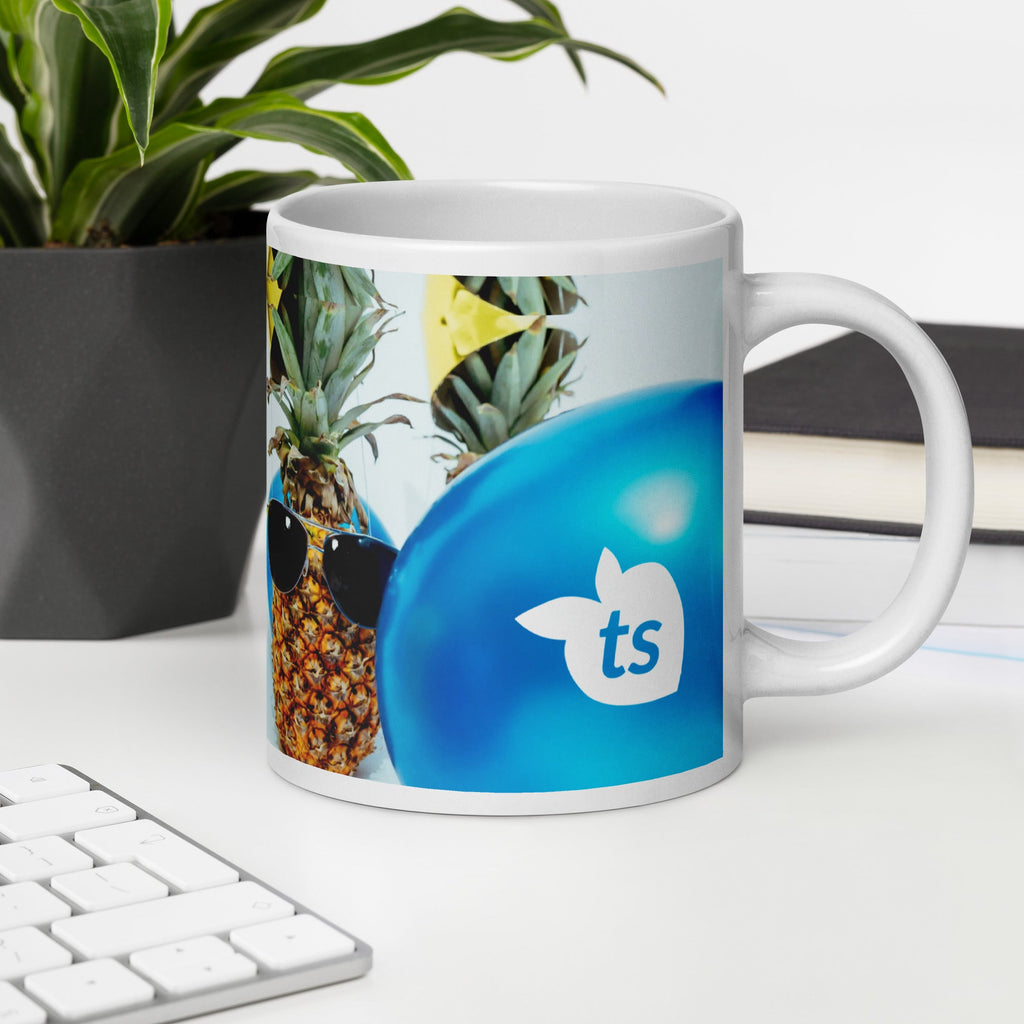 tsgabrielle® • Good Vibes Only • Mug brillant • Noir • Céramique • 3 tailles