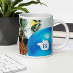 tsgabrielle® • Good Vibes Only • Mug brillant • Noir • Céramique • 3 tailles
